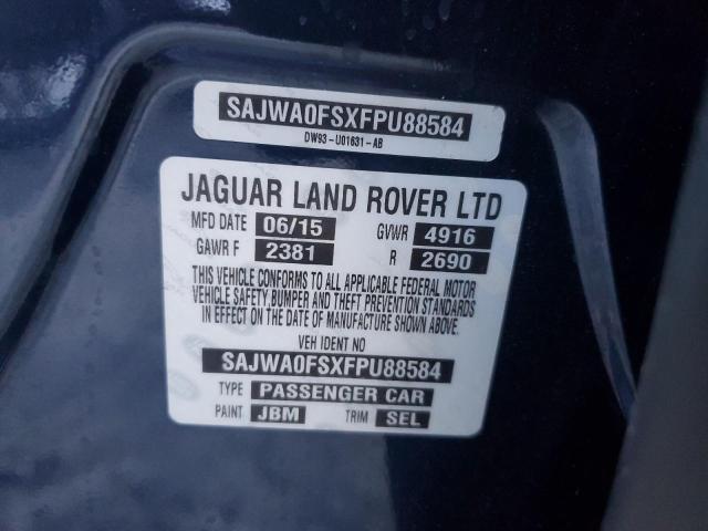 2015 JAGUAR XF 2.0T PR SAJWA0FSXFPU88584
