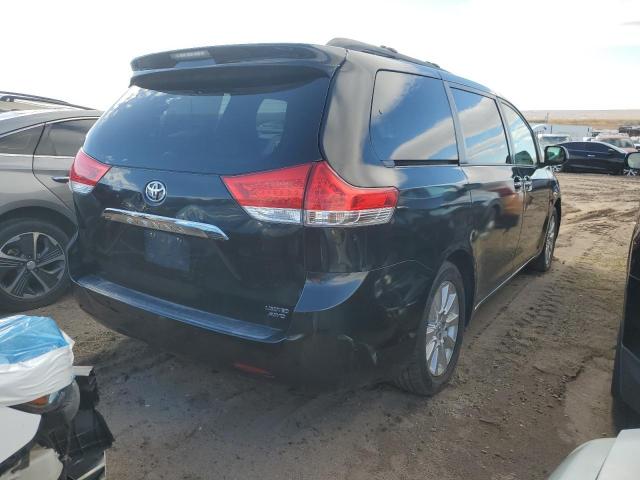 TOYOTA SIENNA XLE 2011 black sports v gas 5TDDK3DCXBS009869 photo #4