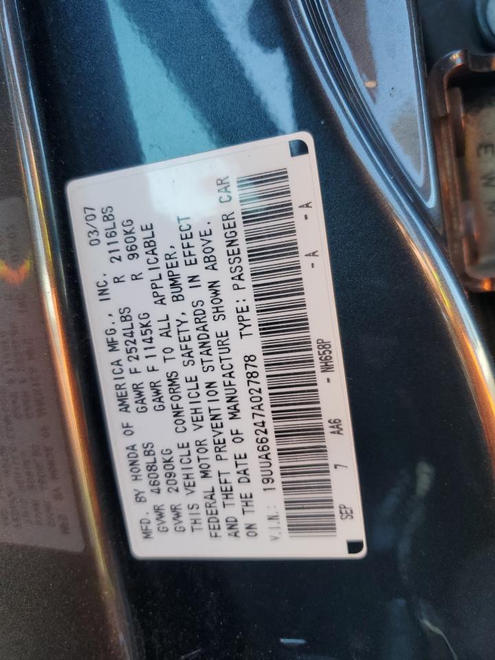 Lot #3026183261 2007 ACURA TL