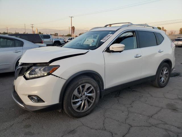 NISSAN ROGUE S 2014 white  gas 5N1AT2MT7EC779426 photo #1