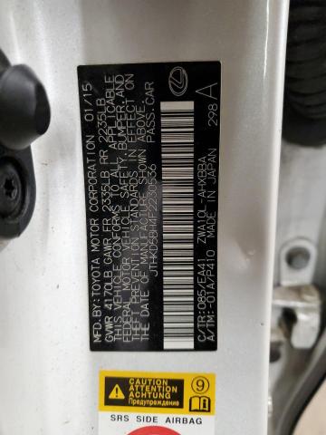 2015 LEXUS CT 200 JTHKD5BH4F2230536