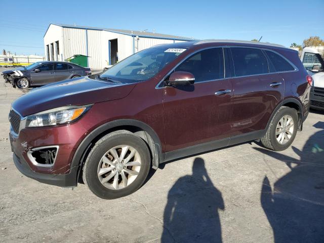 KIA SORENTO LX 2017 burgundy 4dr spor gas 5XYPG4A30HG284293 photo #1