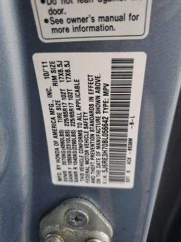 5J6RE3H70BL056642 2011 HONDA CRV
