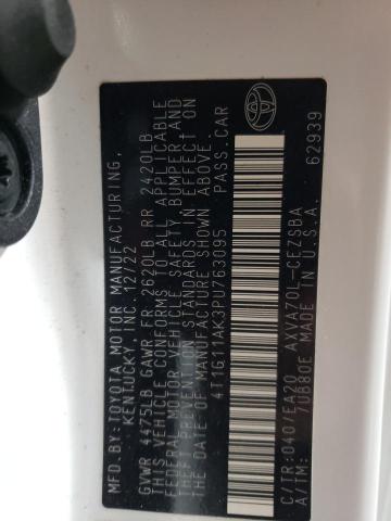 2023 TOYOTA CAMRY SE N - 4T1G11AK3PU763095