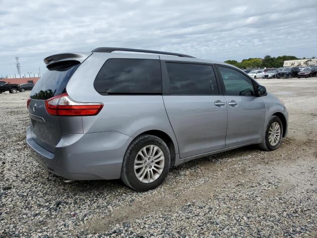 TOYOTA SIENNA XLE 2015 silver sports v gas 5TDYK3DC3FS631916 photo #4