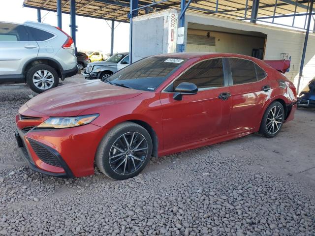 TOYOTA CAMRY SE 2021 red  gas 4T1G11AK9MU478509 photo #1