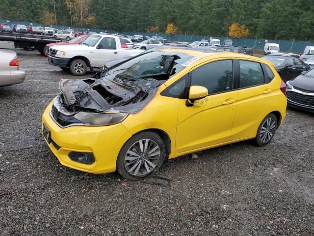 HONDA FIT EX 2018 yellow  gas 3HGGK5H89JM715391 photo #1