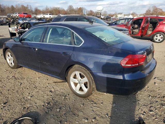 VOLKSWAGEN PASSAT SE 2012 blue  gas 1VWBP7A33CC090069 photo #3