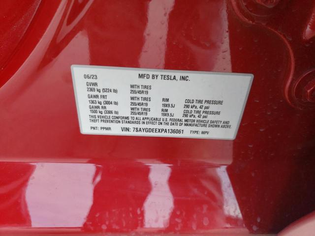 2023 TESLA MODEL Y - 7SAYGDEEXPA136061