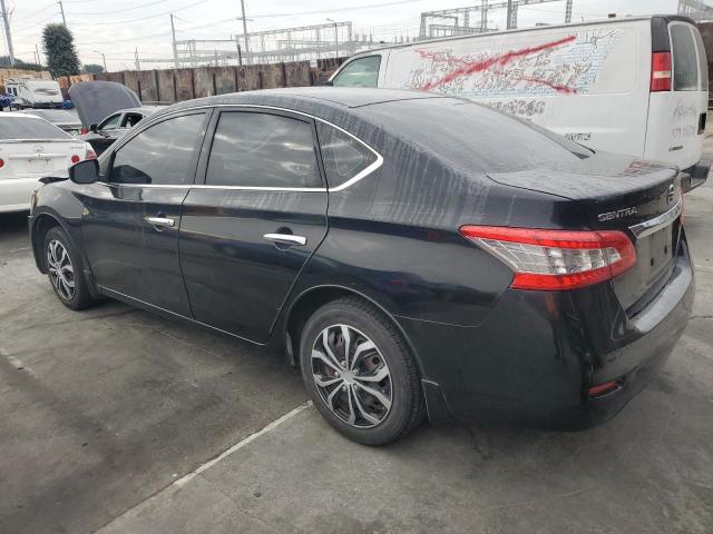 NISSAN SENTRA S 2015 black  gas 3N1AB7AP6FY336420 photo #3