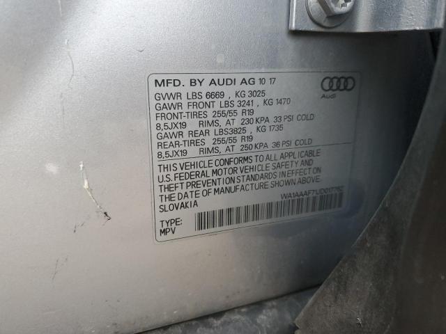 VIN WA1AAAF71JD017762 2018 AUDI Q7 no.13