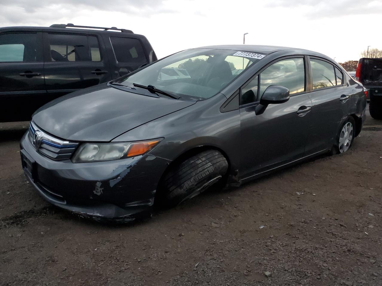 Lot #2958202539 2012 HONDA CIVIC HYBR