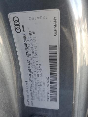2015 AUDI A5 PREMIUM - WAUCFAFH1FN010902