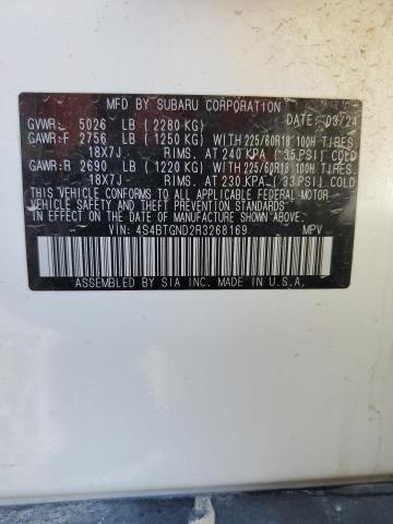2024 SUBARU OUTBACK LI - 4S4BTGND2R3268169