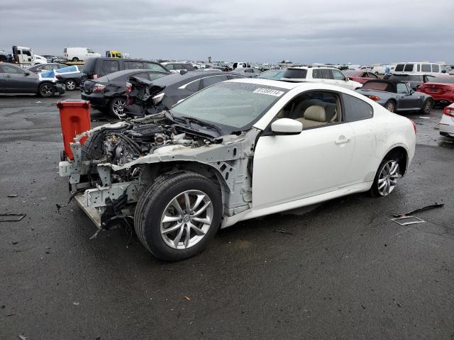 INFINITI G37 BASE 2011 white  gas JN1CV6EK7BM210816 photo #1