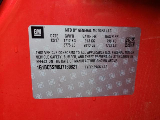 2018 CHEVROLET CRUZE LS - 1G1BC5SM6J7160821