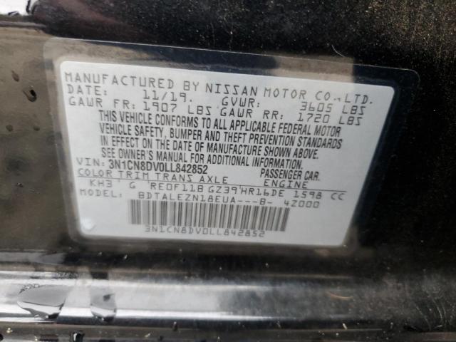 2020 NISSAN VERSA S - 3N1CN8DV0LL842852