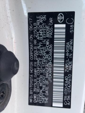 2017 TOYOTA PRIUS - JTDKARFU8H3046836