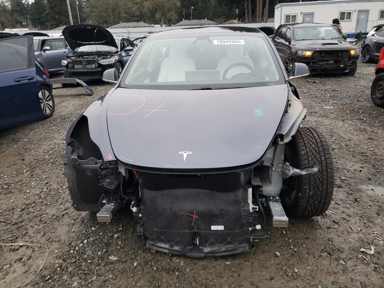 Lot #2991851161 2020 TESLA MODEL 3