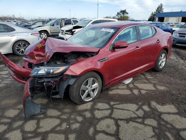 KIA OPTIMA LX 2015 red  gas 5XXGM4A70FG469246 photo #1