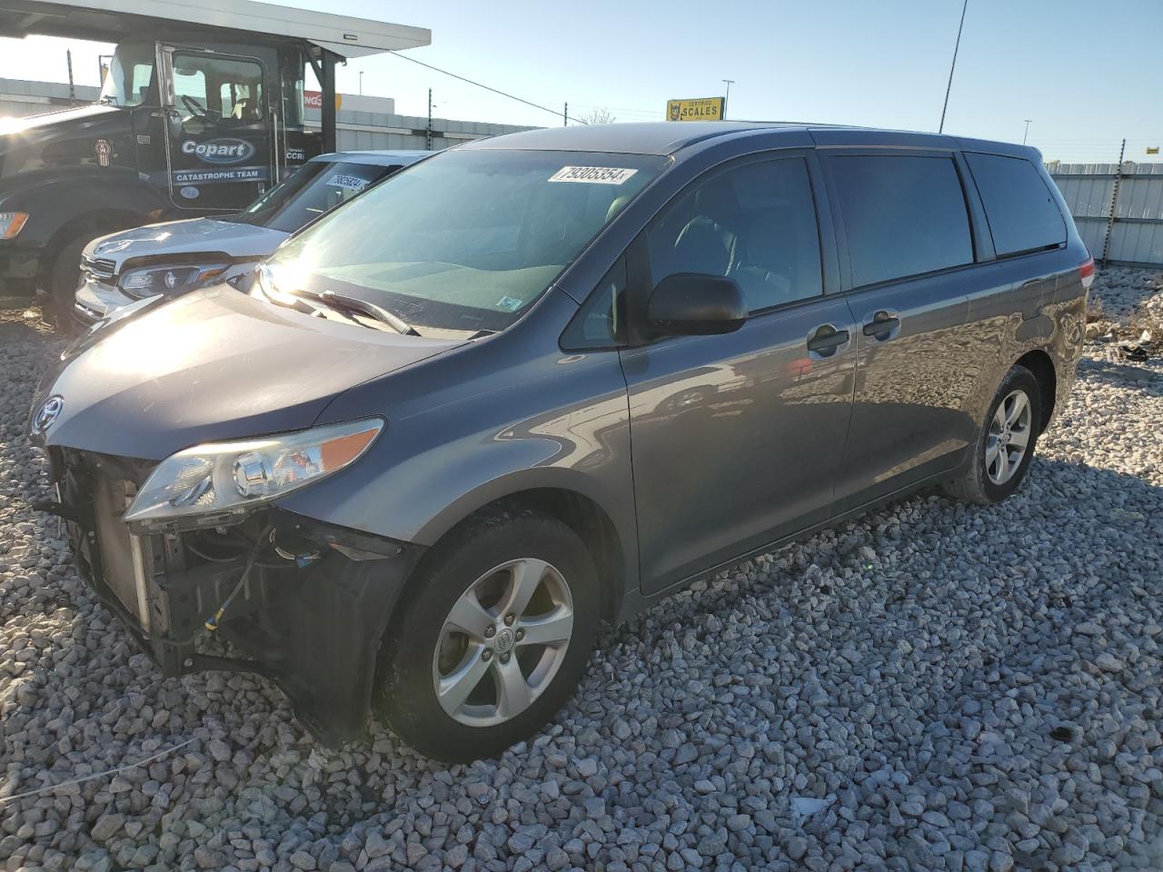 Lot #3031413702 2011 TOYOTA SIENNA BAS