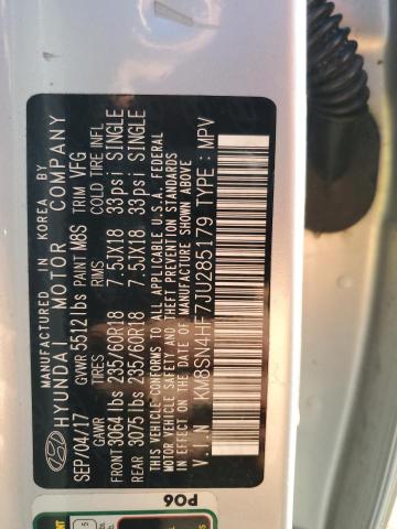 2018 HYUNDAI SANTA FE S - KM8SN4HF7JU285179