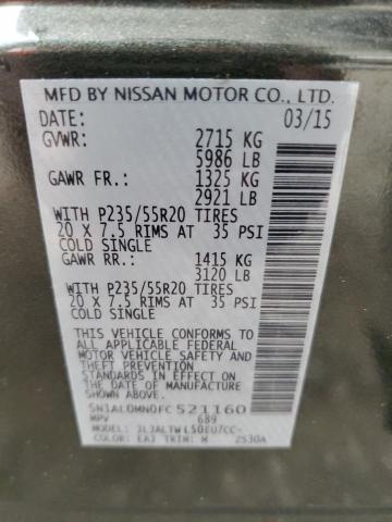 2015 INFINITI QX60 - 5N1AL0MN0FC521160