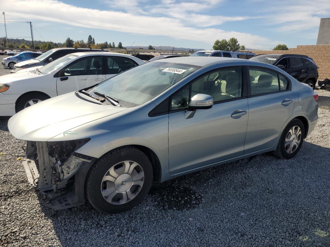 Lot #2962229363 2012 HONDA CIVIC HYBR