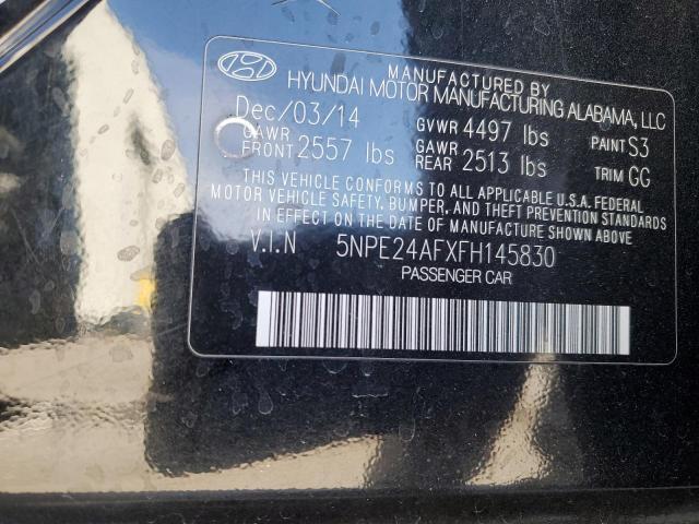 2015 HYUNDAI SONATA SE - 5NPE24AFXFH145830