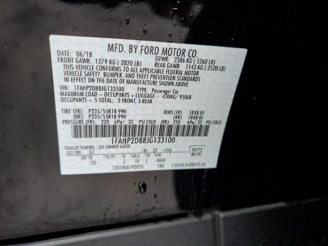 2018 FORD TAURUS SE - 1FAHP2D88JG133100