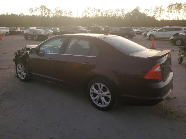 FORD FUSION SE 2012 maroon sedan 4d gas 3FAHP0HA6CR148028 photo #3