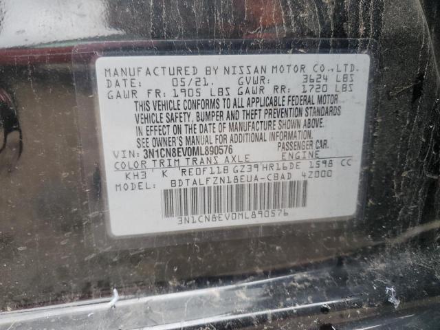 VIN 3N1CN8EV0ML890576 2021 NISSAN VERSA no.12