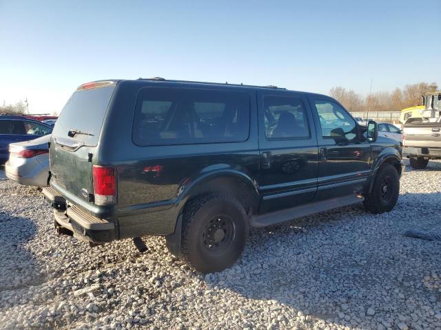 FORD EXCURSION 2003 green 4dr spor gas 1FMNU43S43EA06191 photo #4