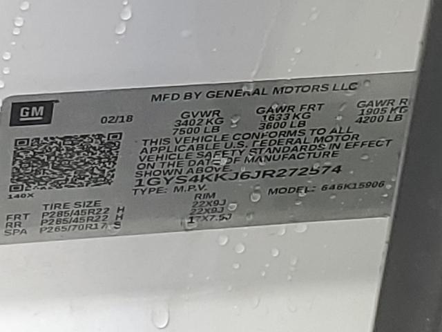 2018 CADILLAC ESCALADE E - 1GYS4KKJ6JR272574