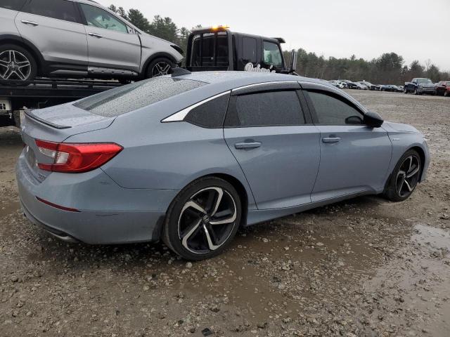 HONDA ACCORD HYB 2022 blue  hybrid engine 1HGCV3F26NA004811 photo #4