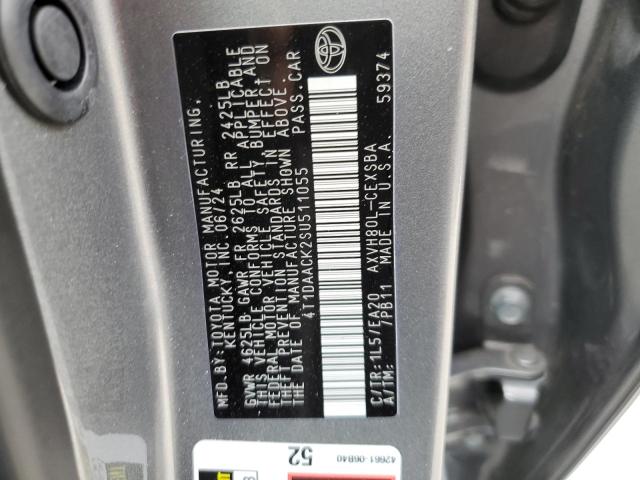 VIN 4T1DAACK2SU511055 2025 TOYOTA CAMRY no.12