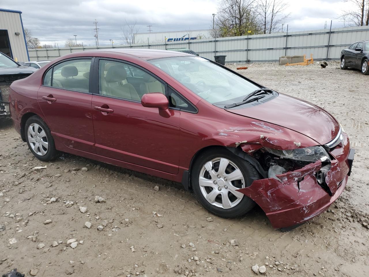 Lot #3024493534 2008 HONDA CIVIC LX