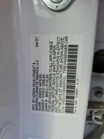 2021 HONDA ACCORD SPO - 1HGCV1F45MA057410
