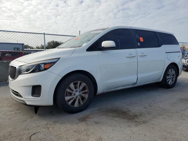 KIA SEDONA LX 2017 white sports v gas KNDMB5C11H6220463 photo #1