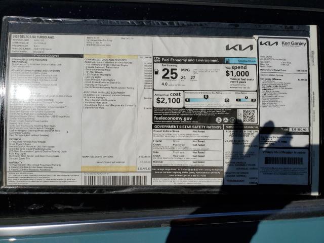 2025 KIA SELTOS SX KNDETCA78S7684283