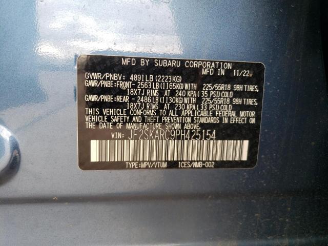 2023 SUBARU FORESTER T - JF2SKARC9PH425154