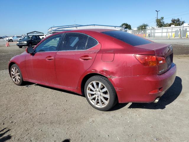 LEXUS IS 250 2006 red  gas JTHCK262162001701 photo #3