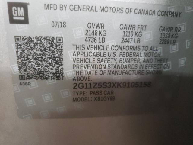 2019 CHEVROLET IMPALA LT - 2G11Z5S3XK9105158