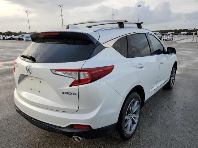 ACURA RDX TECHNO 2020 white  gas 5J8TC1H52LL012911 photo #4