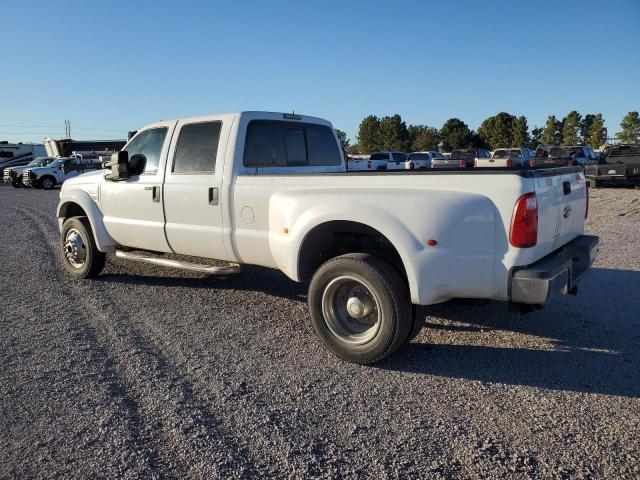 FORD F450 SUPER 2008 white crew pic diesel 1FTXW43R18EA65811 photo #3