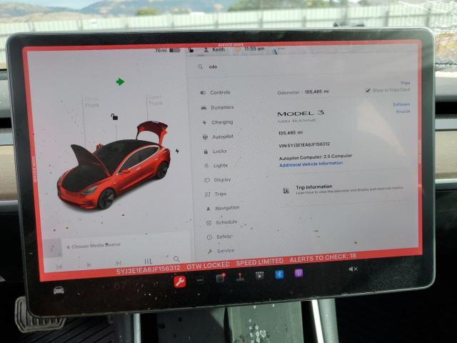 2018 TESLA MODEL 3 - 5YJ3E1EA6JF156312