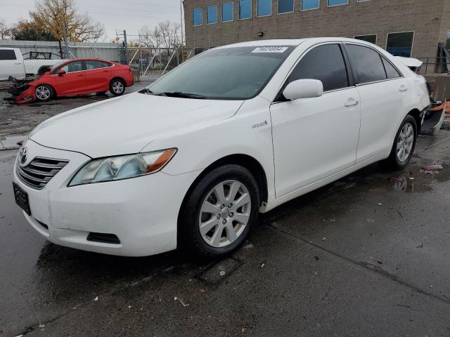 TOYOTA CAMRY HYBR 2007 white  hybrid engine 4T1BB46K27U008702 photo #1