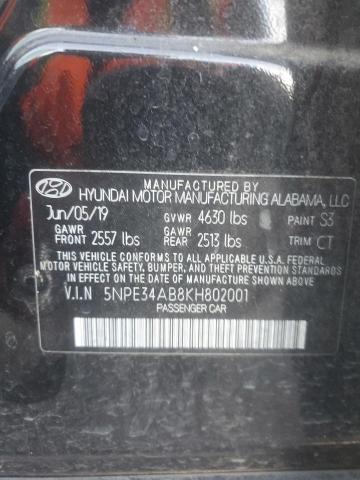 2019 HYUNDAI SONATA LIM - 5NPE34AB8KH802001