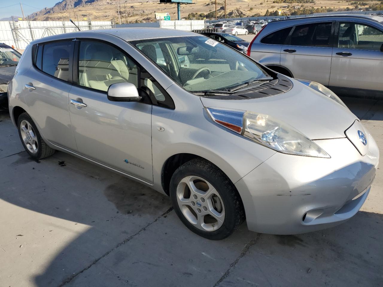 Lot #2969810277 2012 NISSAN LEAF SV