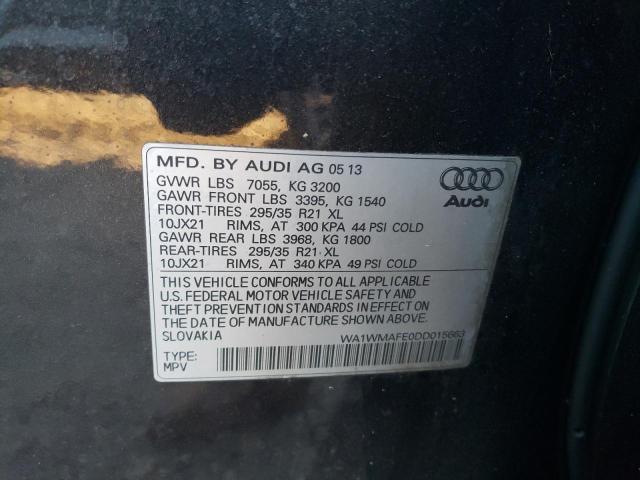 VIN WA1WMAFE0DD015663 2013 AUDI Q7 no.13